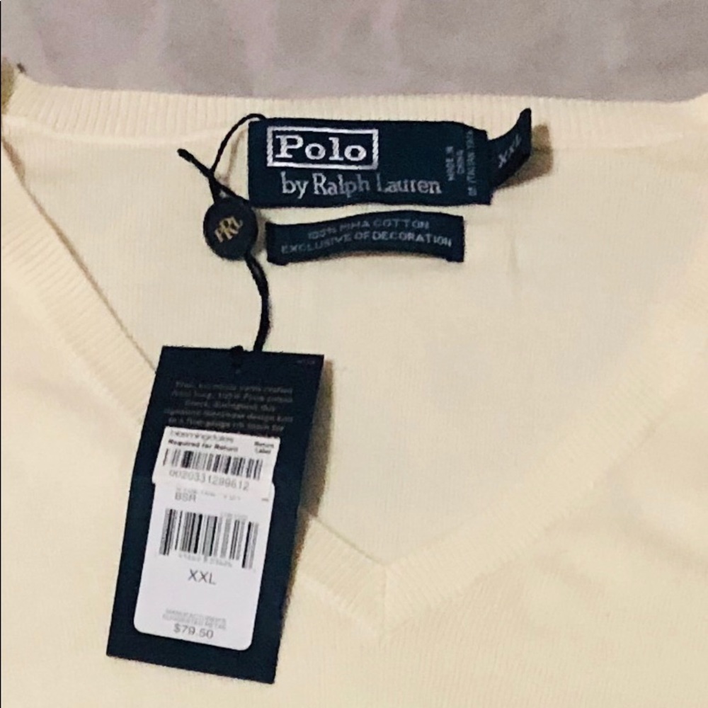 Polo Ralph Lauren Men sweater Vest Sz XXL